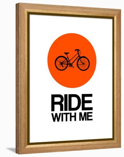 Ride with Me Circle 1-NaxArt-Framed Stretched Canvas
