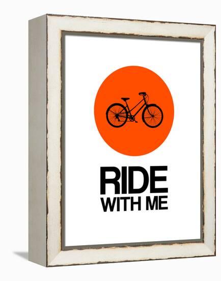 Ride with Me Circle 1-NaxArt-Framed Stretched Canvas