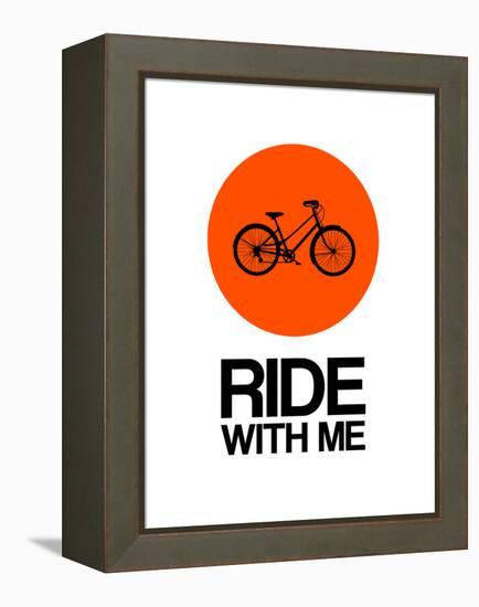 Ride with Me Circle 1-NaxArt-Framed Stretched Canvas