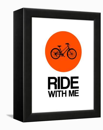 Ride with Me Circle 1-NaxArt-Framed Stretched Canvas