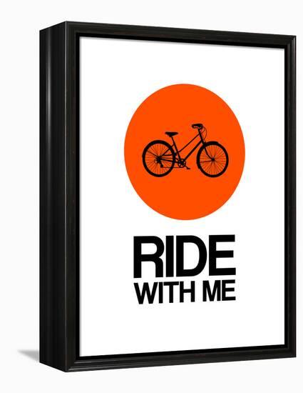 Ride with Me Circle 1-NaxArt-Framed Stretched Canvas