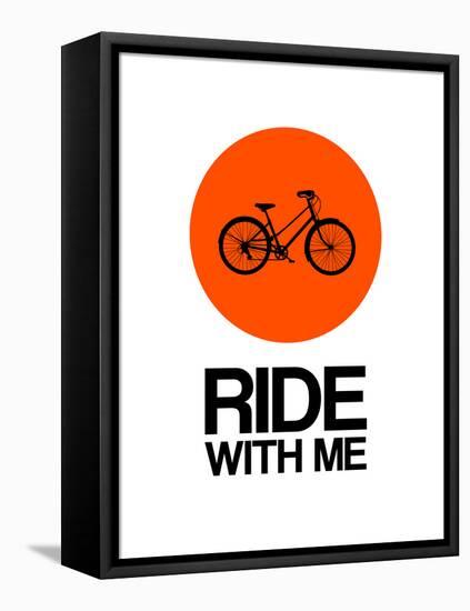 Ride with Me Circle 1-NaxArt-Framed Stretched Canvas