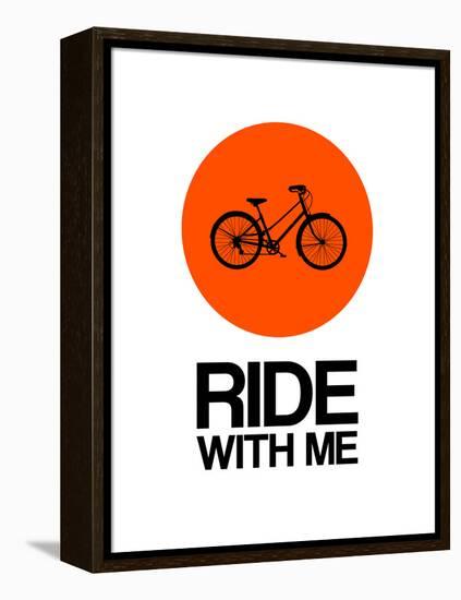 Ride with Me Circle 1-NaxArt-Framed Stretched Canvas