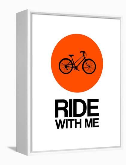 Ride with Me Circle 1-NaxArt-Framed Stretched Canvas