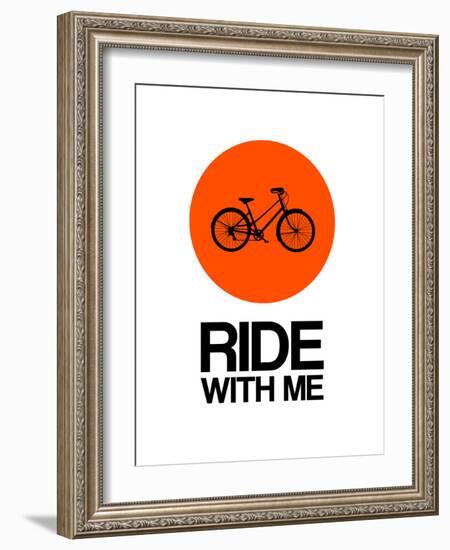 Ride with Me Circle 1-NaxArt-Framed Art Print