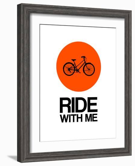 Ride with Me Circle 1-NaxArt-Framed Art Print