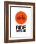 Ride with Me Circle 1-NaxArt-Framed Art Print
