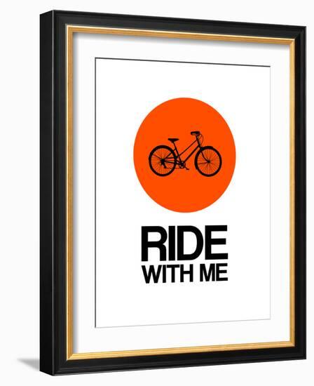 Ride with Me Circle 1-NaxArt-Framed Art Print