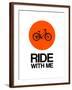 Ride with Me Circle 1-NaxArt-Framed Art Print