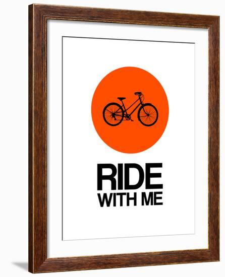 Ride with Me Circle 1-NaxArt-Framed Art Print