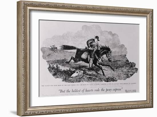 Rider for the Pony Express-Philip Gendreau-Framed Giclee Print