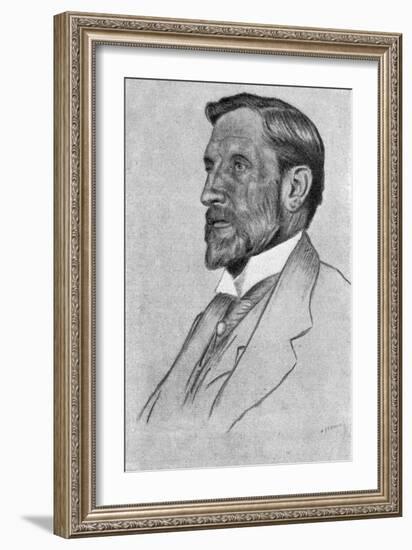 Rider Haggard - writer-William Strang-Framed Giclee Print