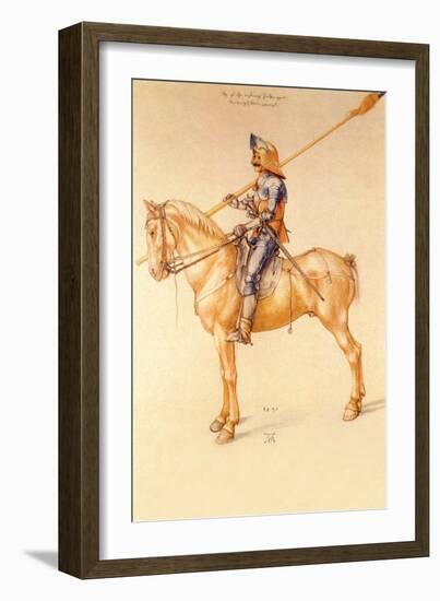 Rider in the Armor-Albrecht Dürer-Framed Art Print