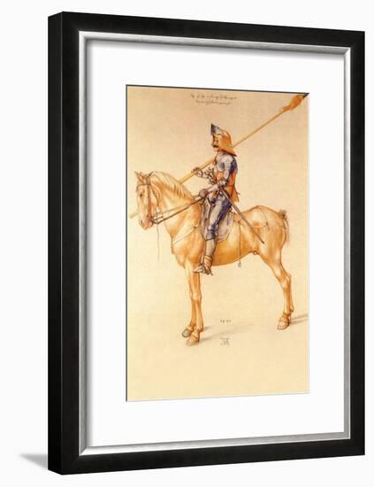 Rider in the Armor-Albrecht Dürer-Framed Art Print