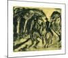 Rider in the Equestrian-Ernst Ludwig Kirchner-Mounted Premium Giclee Print