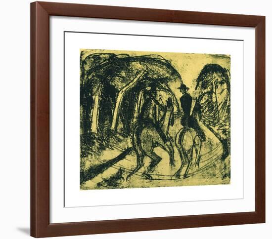 Rider in the Equestrian-Ernst Ludwig Kirchner-Framed Premium Giclee Print