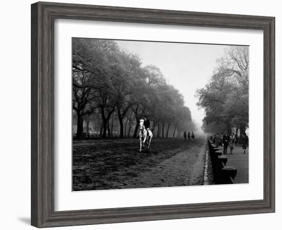 Rider on Horseback in Hyde Park-Bill Brandt-Framed Photographic Print