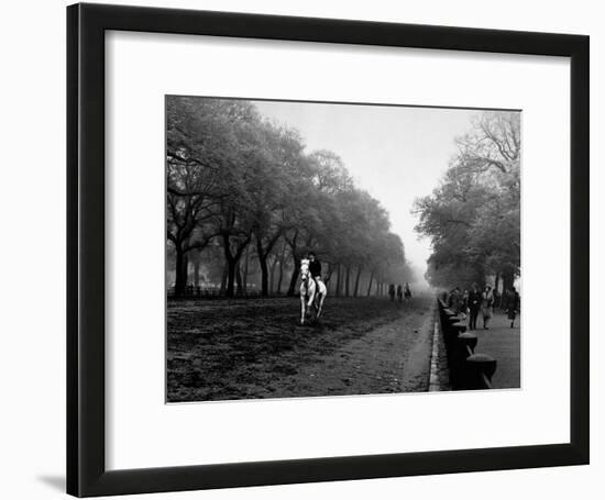 Rider on Horseback in Hyde Park-Bill Brandt-Framed Photographic Print