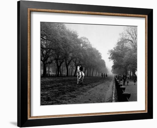 Rider on Horseback in Hyde Park-Bill Brandt-Framed Photographic Print