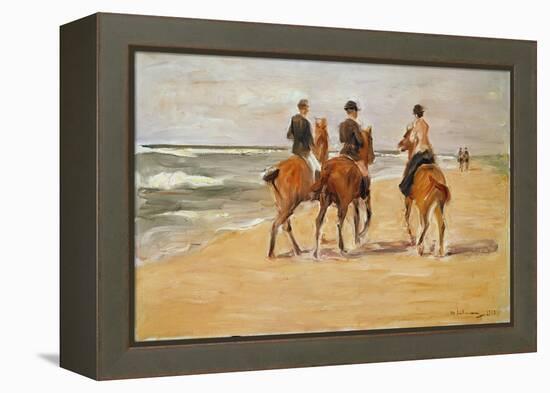 Rider on the Beach, 1923 (Oil on Canvas)-Max Liebermann-Framed Premier Image Canvas