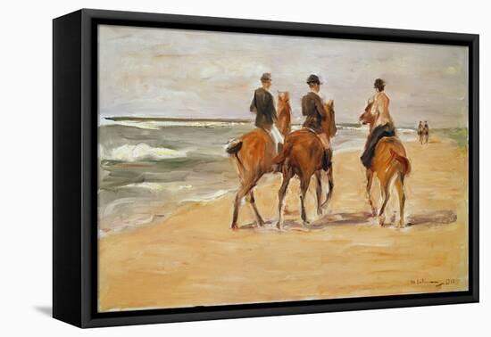 Rider on the Beach, 1923 (Oil on Canvas)-Max Liebermann-Framed Premier Image Canvas