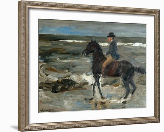 Rider on the Beach-Max Liebermann-Framed Giclee Print