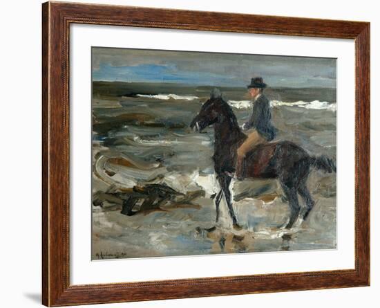 Rider on the Beach-Max Liebermann-Framed Giclee Print