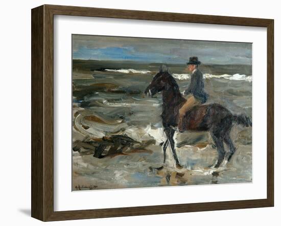 Rider on the Beach-Max Liebermann-Framed Giclee Print