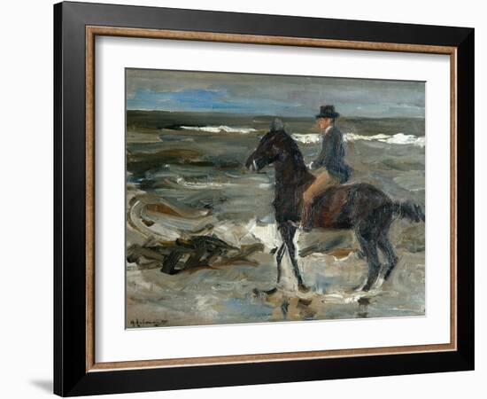 Rider on the Beach-Max Liebermann-Framed Giclee Print