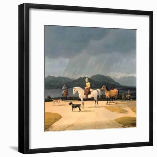 Riders at the Tegernsee, 1832-Wilhelm Ritter von Kobell-Framed Giclee Print