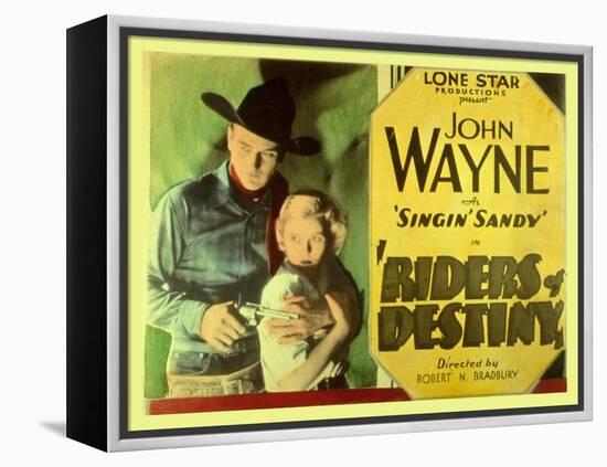 Riders of Destiny, 1934-null-Framed Stretched Canvas