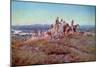 Riders of the Open Range-Charles Marion Russell-Mounted Giclee Print