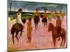 Riders on the Beach, 1902-Paul Gauguin-Mounted Giclee Print