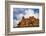 Riders Passing under the Red Rock Hills of the Big Horn Mountains-Terry Eggers-Framed Photographic Print