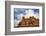 Riders Passing under the Red Rock Hills of the Big Horn Mountains-Terry Eggers-Framed Photographic Print