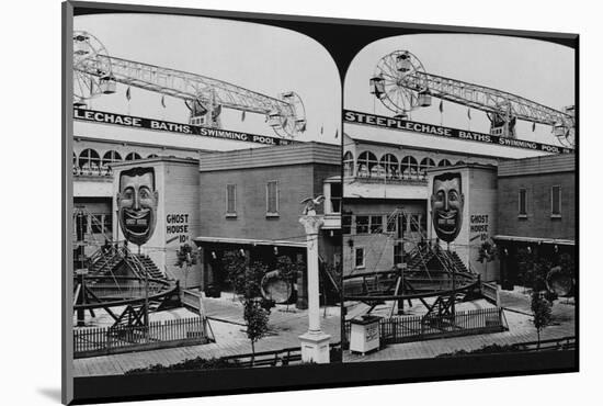 Rides at Steeplechase Park, Coney Island-H.C. White-Mounted Photographic Print