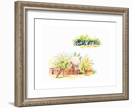 Ridgefield Barn II-Gwendolyn Babbitt-Framed Art Print