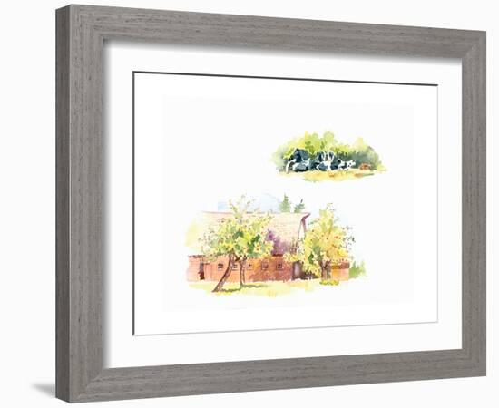 Ridgefield Barn II-Gwendolyn Babbitt-Framed Art Print