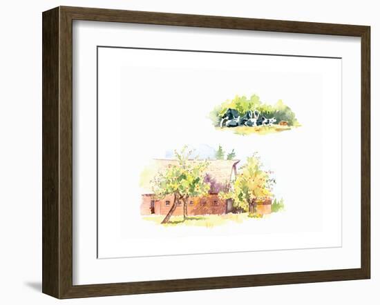 Ridgefield Barn II-Gwendolyn Babbitt-Framed Art Print