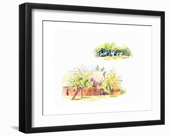 Ridgefield Barn II-Gwendolyn Babbitt-Framed Art Print