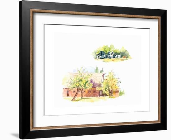 Ridgefield Barn II-Gwendolyn Babbitt-Framed Art Print