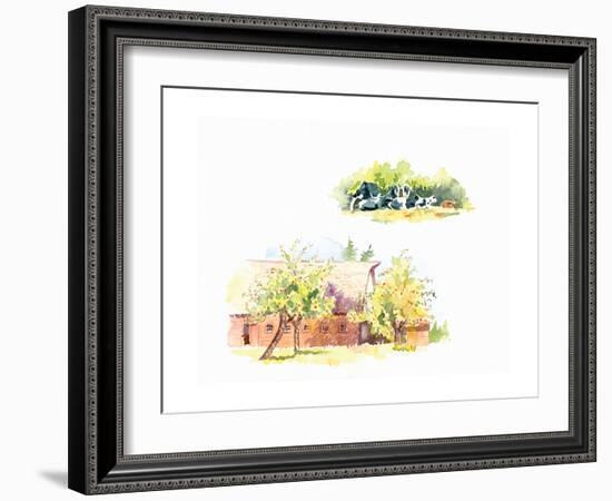 Ridgefield Barn II-Gwendolyn Babbitt-Framed Art Print