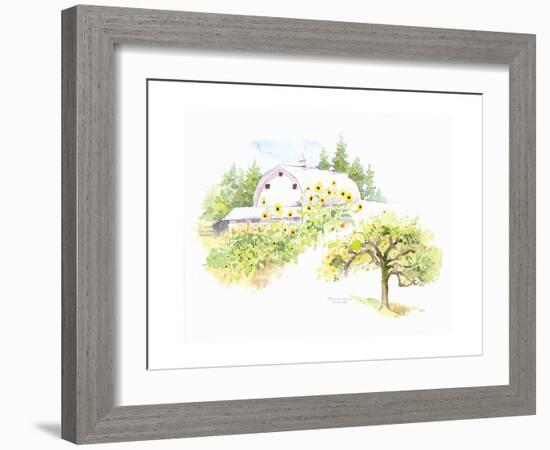 Ridgefield Barn III-Gwendolyn Babbitt-Framed Art Print