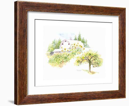 Ridgefield Barn III-Gwendolyn Babbitt-Framed Art Print