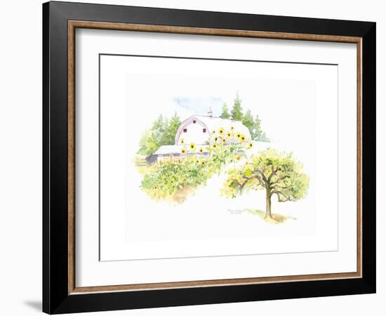 Ridgefield Barn III-Gwendolyn Babbitt-Framed Art Print