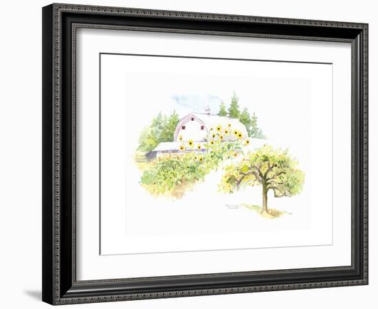 Ridgefield Barn III-Gwendolyn Babbitt-Framed Art Print