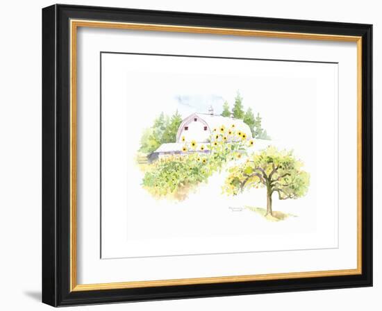 Ridgefield Barn III-Gwendolyn Babbitt-Framed Art Print