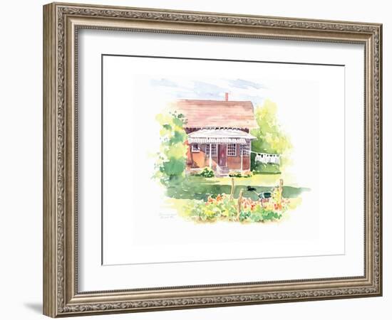 Ridgefield Cottage-Gwendolyn Babbitt-Framed Art Print