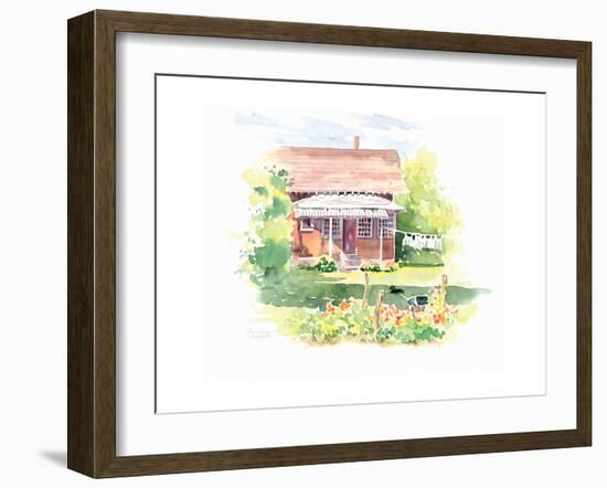 Ridgefield Cottage-Gwendolyn Babbitt-Framed Art Print