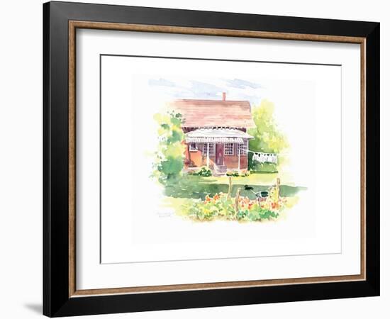 Ridgefield Cottage-Gwendolyn Babbitt-Framed Art Print